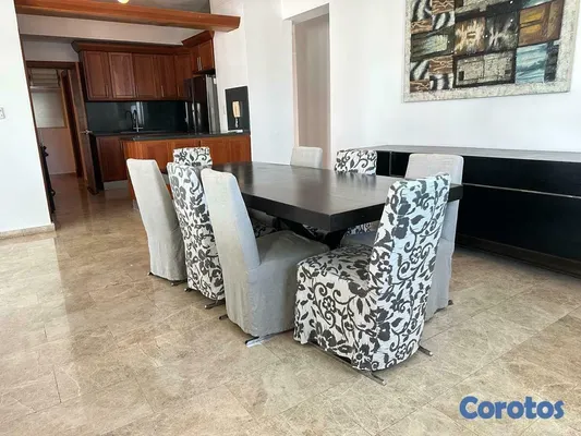 apartamentos - Apartamento Amueblado, Moderno y Con Vistas Al Mar, Ubicado En Los Cacicazgos. 6