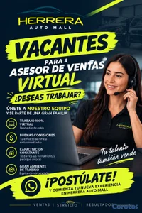Empleos, Vacantes disponibles A. Ventas Virtual