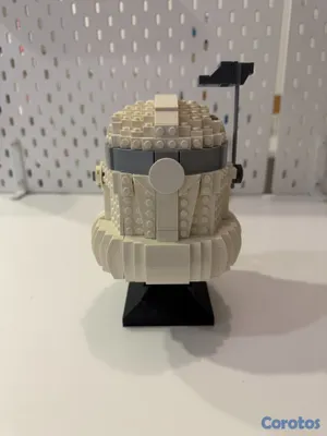 juguetes - Casco LEGO Star Wars Capitán Rex (75349) armado, d 3