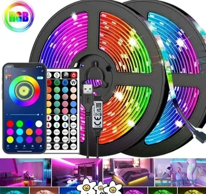 decoración y accesorios - Tira de  Luces led Navideña de 5 Metros de Largo Multicolor. 3