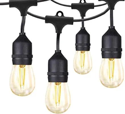 herramientas, jardines y exterior - Cadena de luces extensión de luces luces de terraza bombillos para exteriores   2