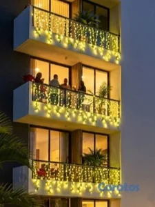 Ramas de Hojas  de Luces Navideñas 3 metros 🌺🌺👌
