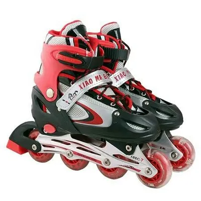 juguetes - PATINES NIÑOS Y ADULTOS SIZE 31 AL 41 patines en linea patineta luz led 5