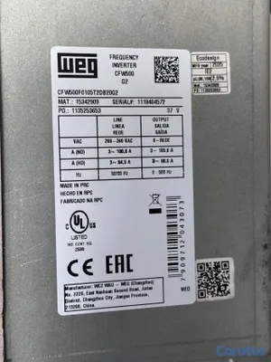 equipos profesionales - Weg variador  220v / 30 hp 4