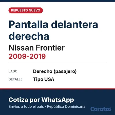 repuestos - Faroles traseros y pantallas nuevas – Toyota, Hyun 9