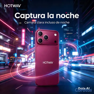 celulares y tabletas - Hotwav A18 Pro Max 12/128 GB + Cover Apple 5
