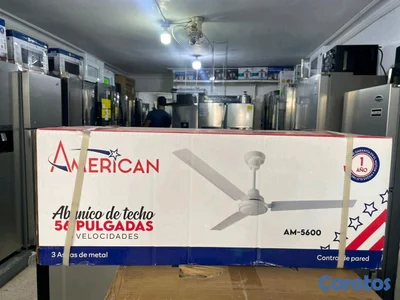 *ABANICO AMERICAN*Abanico de techoModelo Am-56003 Meses garantía 