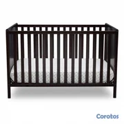 muebles - cuna marrón precio negociable 
