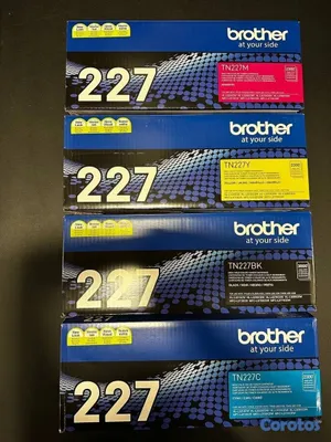 computadoras y laptops - TONER BROTHER TN227 EN TODOS LOS COLORES  PARA IMPRESORA MFCL3710CW	 3