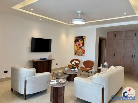 casas - Villa en renta en Punta Cana Village, amueblada de 10