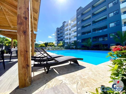 apartamentos - ALQUILER!! DE APARTAMENTO AMUEBLADO EN PUNTA CANA  3