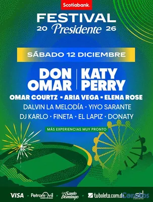 taquillas para eventos - Ticket Boleta Entrada Festival Presidente 2026 🙏🏾🇩🇴 2