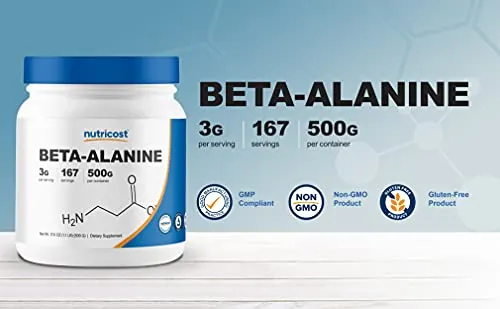 Salud y Equipamiento Médico - Beta Alanina En Polvo - Beta Alanina Pura, 1-nutricost 2