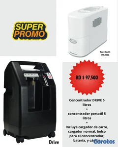 concentrador drive 5 litros + portatil nuevo