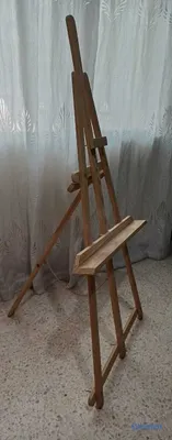 arte y antigüedades - Caballete de Madera para Pintura / Exhibición. 4