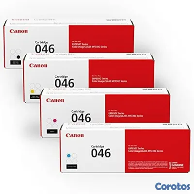 computadoras y laptops - TONER CANON ORIGINALES 046 EN TODOS LOS COLORES IMPRESORA COLOR IMAGECLASS MF735 2
