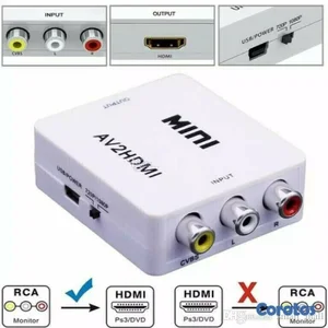 Adaptador convertidor de AV (RCA) a HDMI