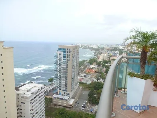 apartamentos - MALECON CENTER, VISTA AL MAR DE FRENTE  ALQUILO / VENDO APARTAMENTO AMUEBLADO 7