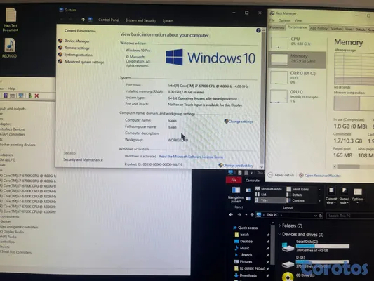 computadoras y laptops - PC Gaming Gygabyte i7 4Ghz 8GB/RAM 4