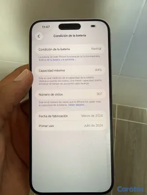 celulares y tabletas - iPhone 15 Pro Max 256GB Original. Excelente Estado! 8