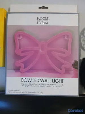 decoración y accesorios - Moño rosado de luz LED 2