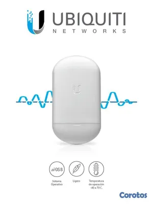 computadoras y laptops - ACCESS POINT UBIQUITI NANOSTATION LOCO 5 AC AIRMAX INDOOR OUTDOOR 5.8GHZ 150+ MB 3