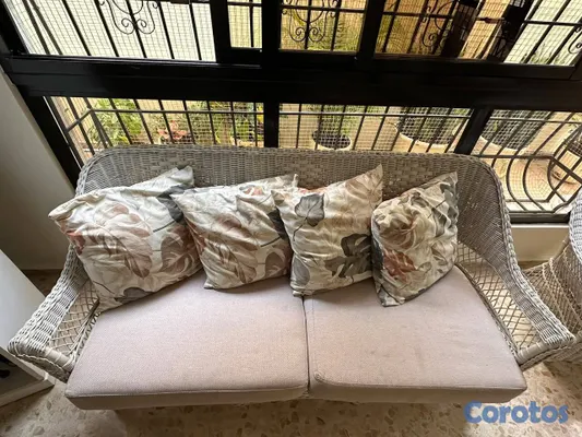 muebles y colchones - ¡Juego de muebles de ratán en venta! 8