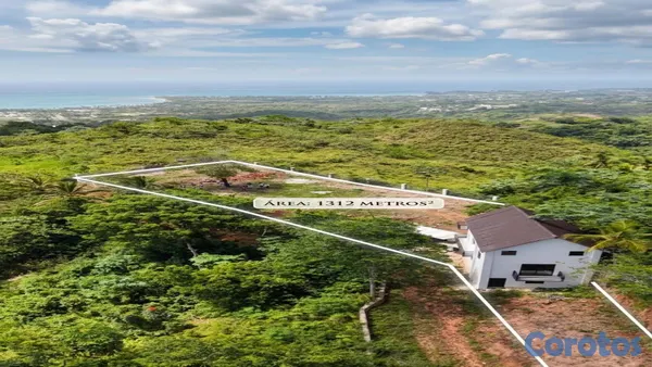 solares y terrenos - Terreno de Alto Valor en Cosón: 1,312 m² Vista al Mar y Mejora de 3 Niveles 2
