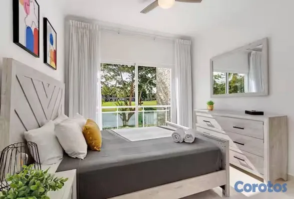 apartamentos - Lake Village, Cocotal: 2 habitaciones amuebladas con vistas al lago y golf 9