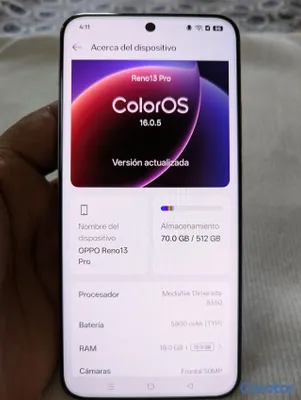 celulares y tabletas - oppo Reno 13 pro  3