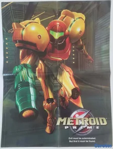 Póster oficial de Metroid Prime [Como nuevo]