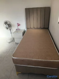 Cama con colchon 94 cm o 37 pulgada con cabezera