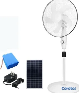 ABANICO SOLAR RECARGABLE FAN-FS40-F1
