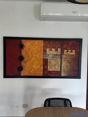 decoración y accesorios - CUADRO GRANDE RECTANGULAR ÓLEO  2
