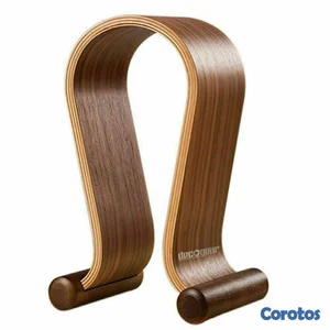 Stand Soporte de madera para audifonos auriculares
