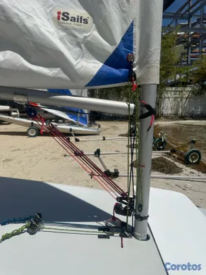 Artículos Deportivos - Velero Laser ILCA 6 | Sistemas de Vang/Outhaul Modernos, Cabos Dyneema y Cover
 5