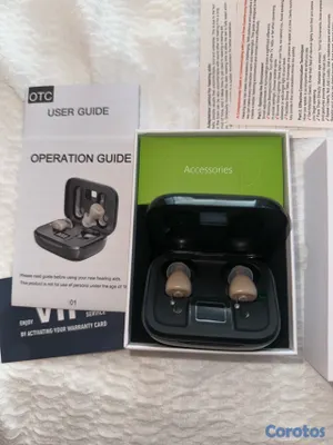 camaras y audio - auxiliares auditivos recargables  4