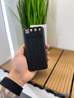 celulares y tabletas - Power Bank Charmast con Cables Integrados – RD$1,9 2