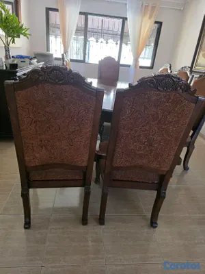muebles y colchones - juego de comedor de 8 silla caoba centenario 4