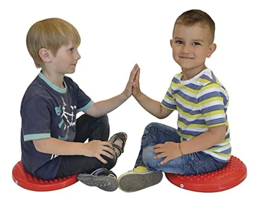 Salud y Equipamiento Médico - Gymnic Disc O Sit Jr Cojin Inflable Para Asiento Rojo 5