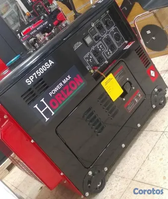 plantas e inversores - Planta eléctrica 7.5KVa semi silenciosa diésel 110 220V cerrada  4