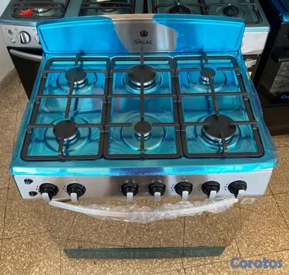 cocina - Estufa de 30 pulgadas INLEC
Modelo TS-03 
6 hornillas
Encendedor automática

 2