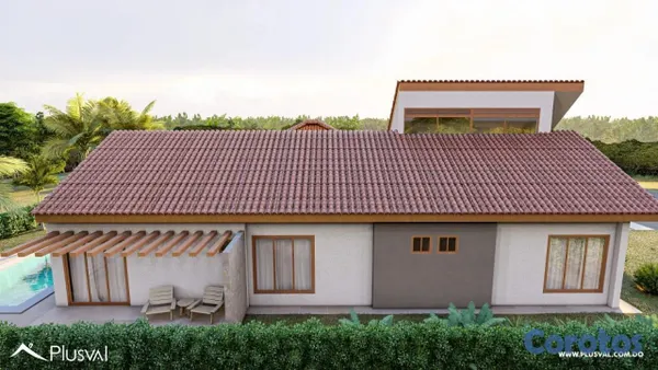 casas vacacionales y villas - preciosa villa en venta en Guavaberry con un entorno exclusivo. 7