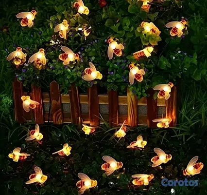 decoración y accesorios - Abejas de Luces Navideñas 4 Metros Solar 🌺🌺👌
 4