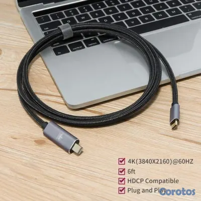 accesorios para electronica - CABLE USB C A MINI DISPLAYPORT 6 PIES KINGONE 4