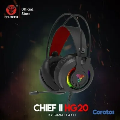 camaras y audio - AUDIFONO CON MICROFONO FANTECH  GAMING RGB HG20 JEFE II RGB 2