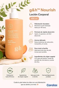 ✨ Loción Corporal g&h Nourish 400ml