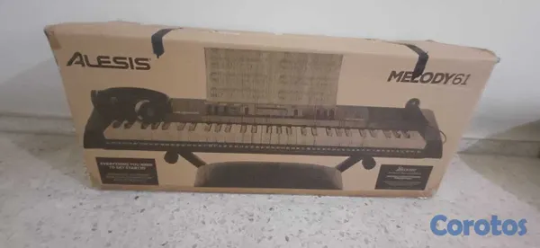 instrumentos musicales - Organeta Alesis Melody 61 MKII Completa, excelente 3