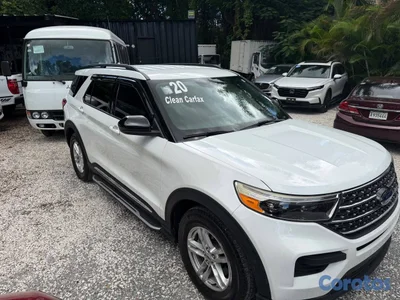 FORD EXPLORER XLT 2020 BLANCA 3 FILAS FULL EQUIPO 