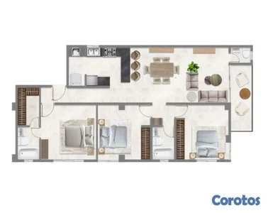 Hermosos apartamentos en venta.